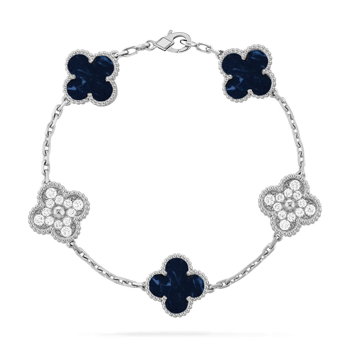 [Twinkle jewelry]New CLOVER 5 MOTIF PIETERSITE BRACELET COLLECTION