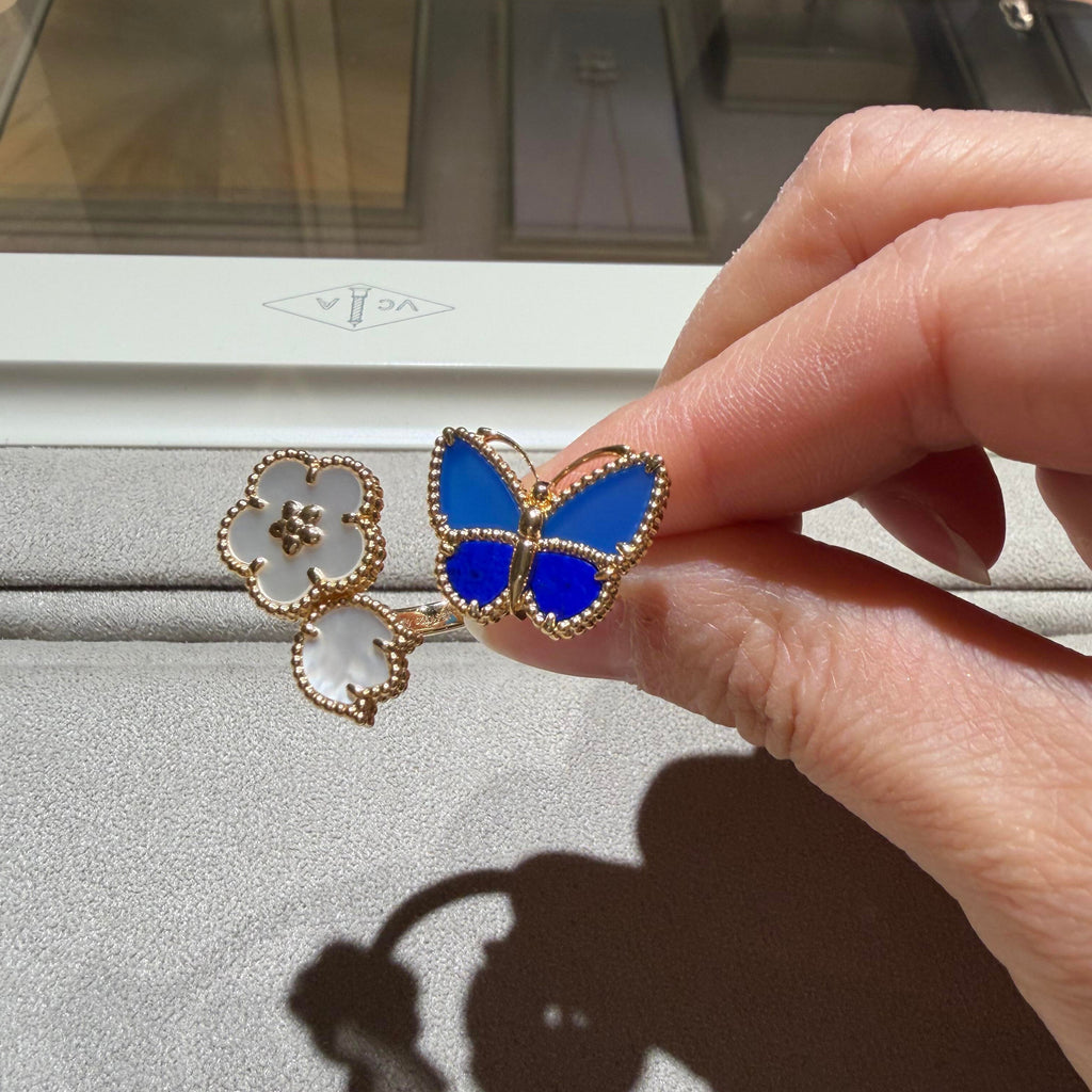 [Twinkle jewelry] 2026 NEW MODEL SPRING LUCKY 3 MOTIF GOLD RING