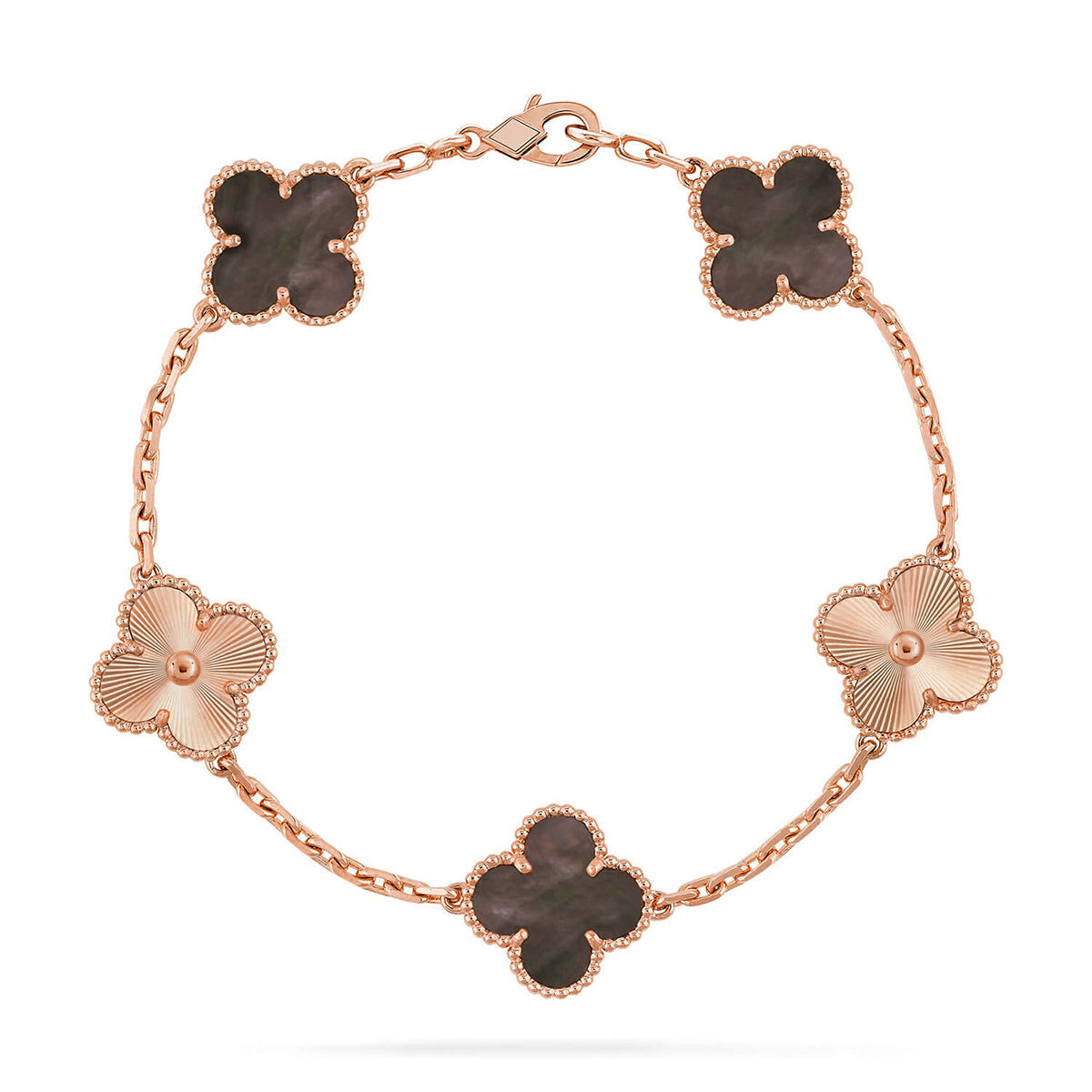 [Twinkle jewelry]New CLOVER 5 MOTIF GRAY MOP BRACELET COLLECTION
