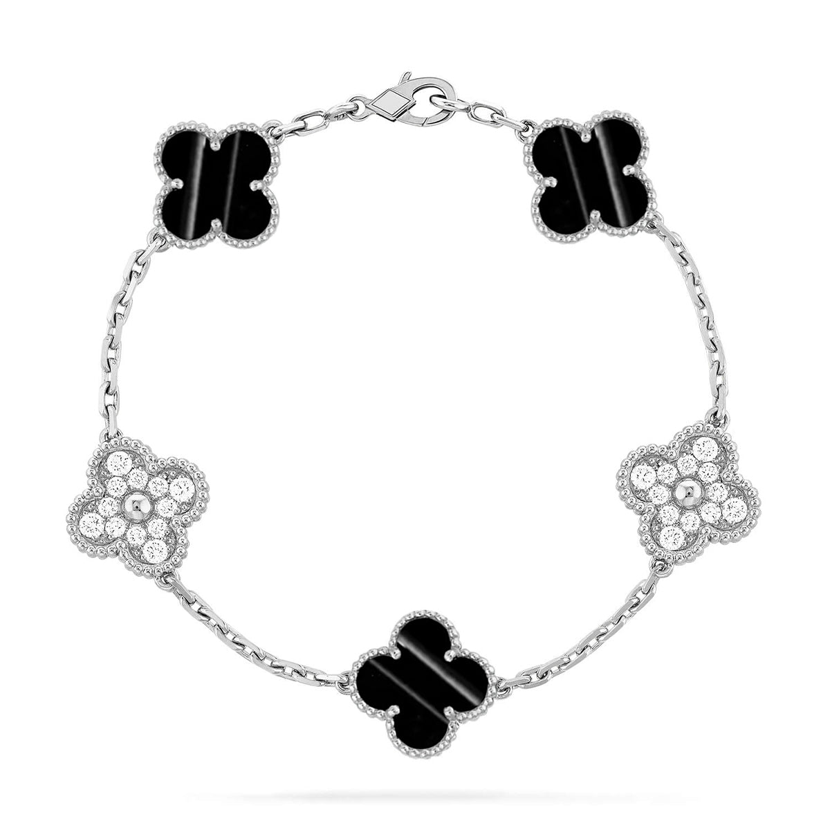 [Twinkle jewelry]New  CLOVER 5 MOTIF PULSAR STONE BRACELET COLLECTION