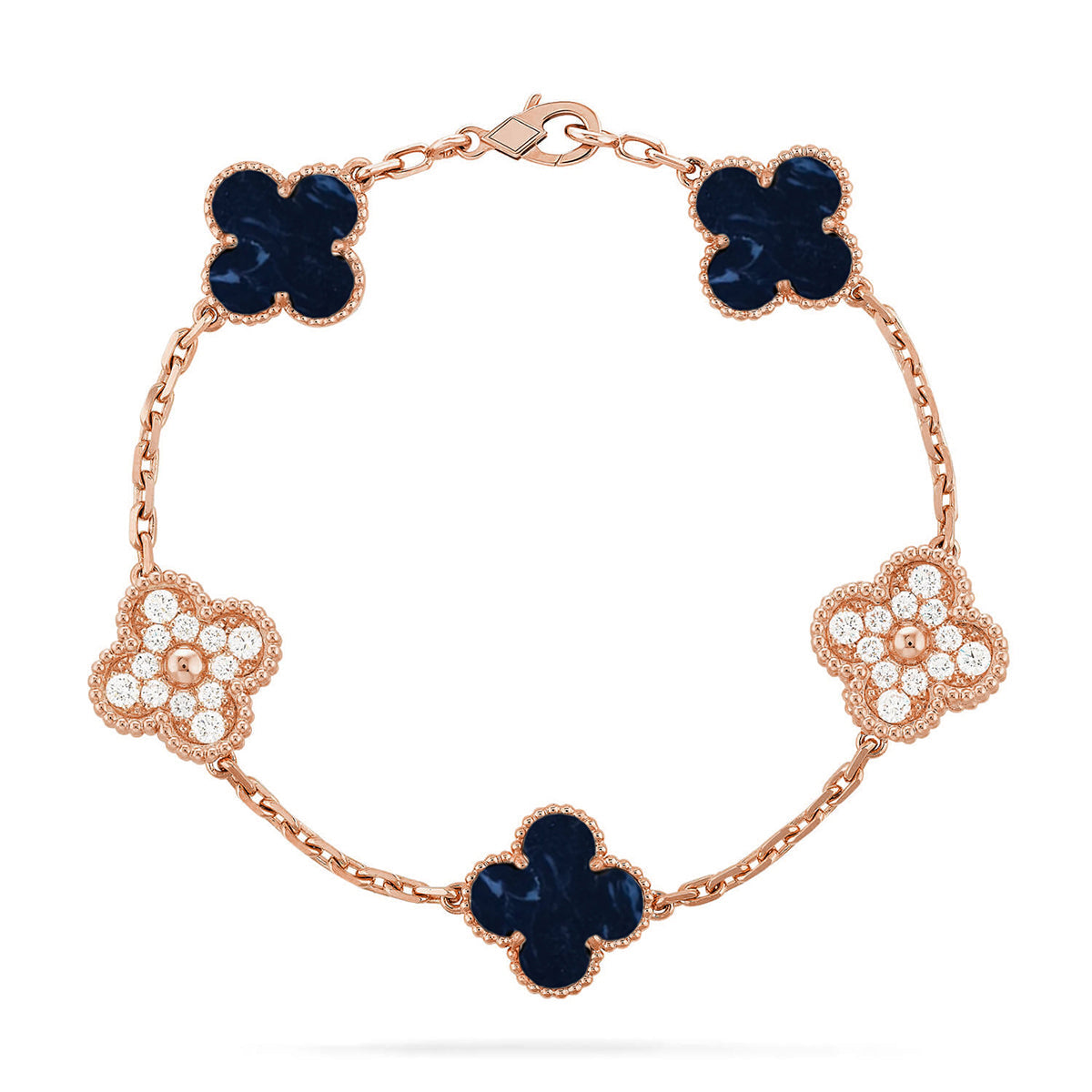 [Twinkle jewelry]New CLOVER 5 MOTIF PIETERSITE BRACELET COLLECTION