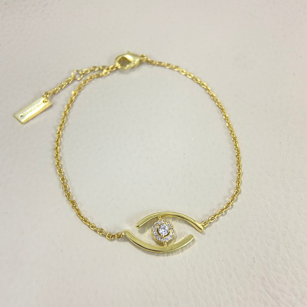 [Twinkle jewelrys]Lucky Eye Pave-Set Diamond Bracelet