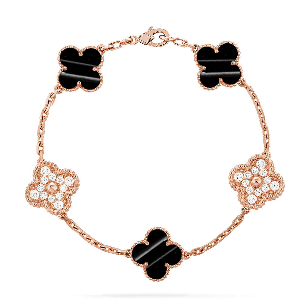 [Twinkle jewelry]New  CLOVER 5 MOTIF PULSAR STONE BRACELET COLLECTION