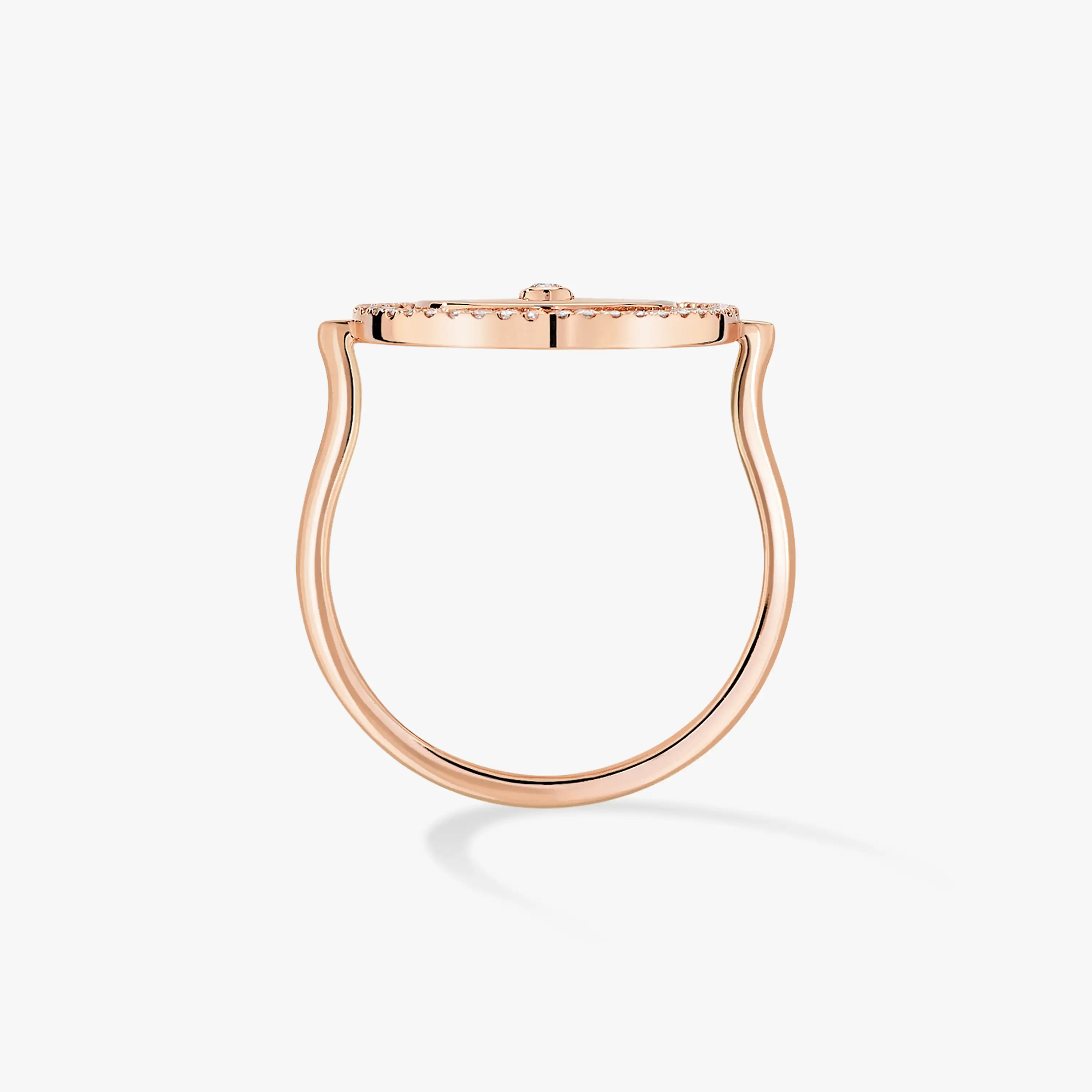 [Twinkle jewelrys]LUCKY MOVE PINK GOLD DIAMOND RING