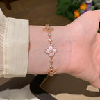 ¡®Twinkle jewelry¡¯CLOVER 5 MOTIF PINK BLUE RED WHITE BRACELET
