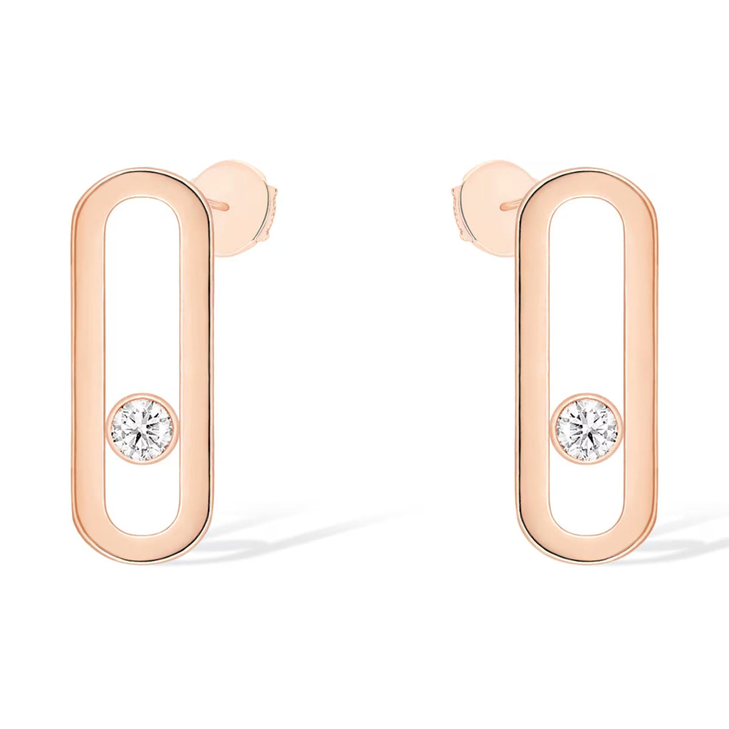 [Twinkle jewelrys]MOVE UNO SMALL 1 DIAMOND EARRINGS
