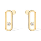 [Twinkle jewelrys]MOVE UNO SMALL 1 DIAMOND EARRINGS