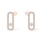 [Twinkle jewelrys]MOVE UNO STUD DIAMOND PAVED EARRINGS
