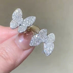 ¡®Twinkle jewelry¡¯TWIN SILVER BUTTERFLY DIAMOND RING