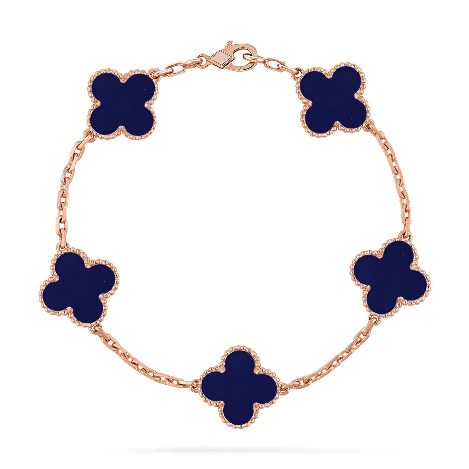 [Twinkle jewelry]New CLOVER 5 MOTIF LAPIS LAZULI BRACELET COLLECTION