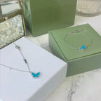 ¡®Twinkle jewelry¡¯BUTTERFLY TURQUOISE BUTTERFLY BRACELET SILVER
