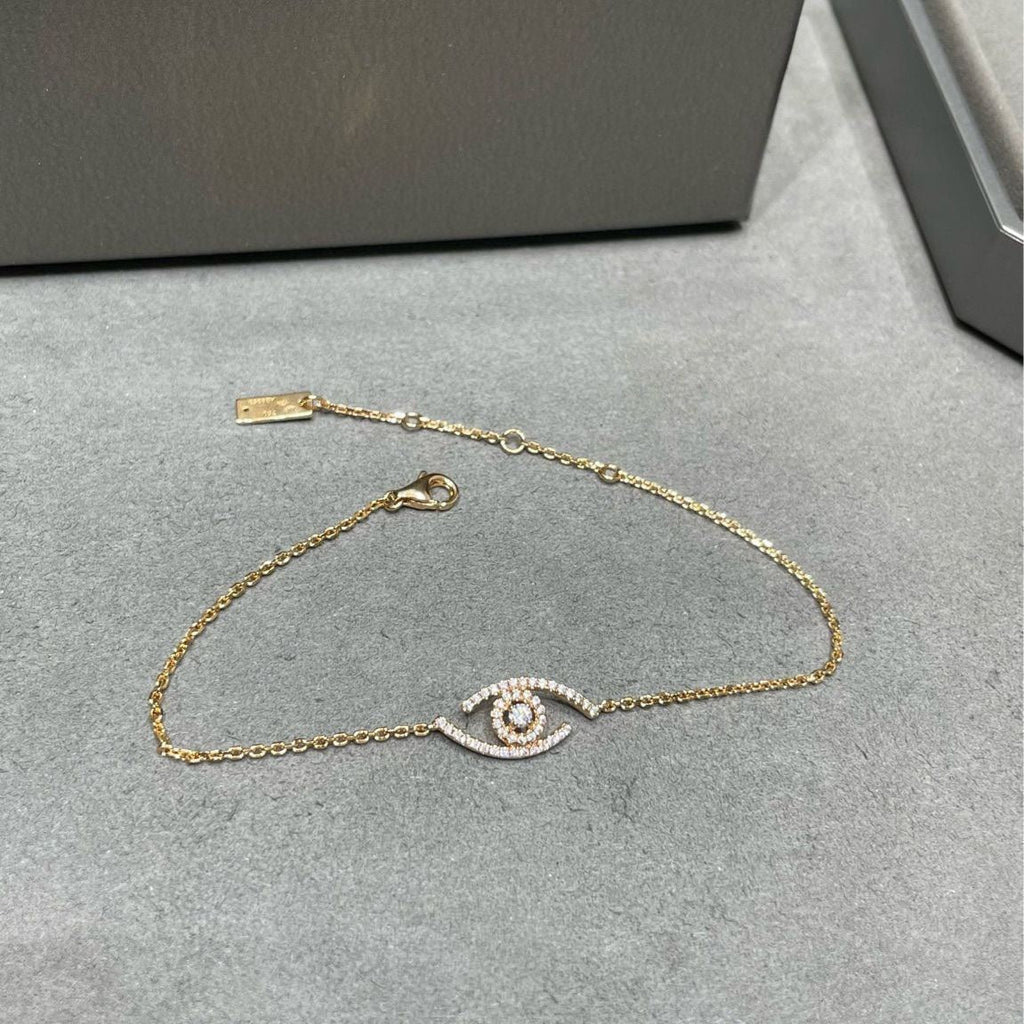 [Twinkle jewelrys]Lucky Eye Pave-Set Diamond Bracelet