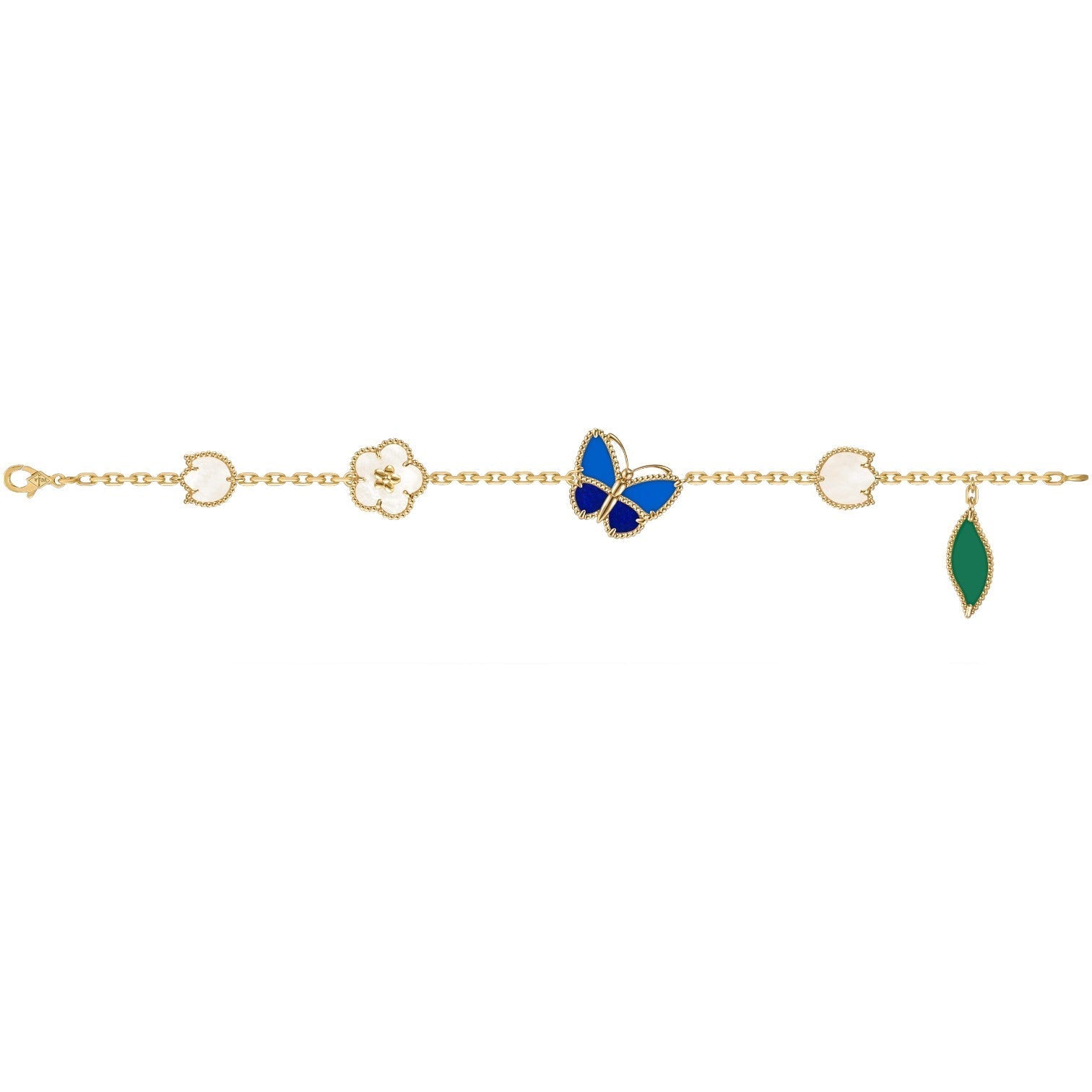 [Twinkle JURI]LUCKY SPRING BUTTERFLY 5 MOTIF BRACELET