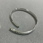 [Twinkle jewelrys]Move Noa Rose Gold Pavé Diamond Bangle Bracelet