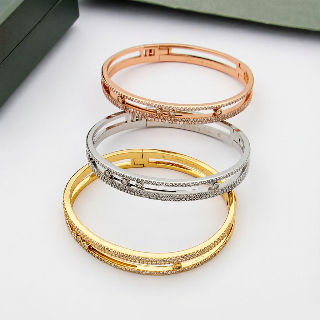 [Twinkle jewelrys]Move Romane pavé bangle