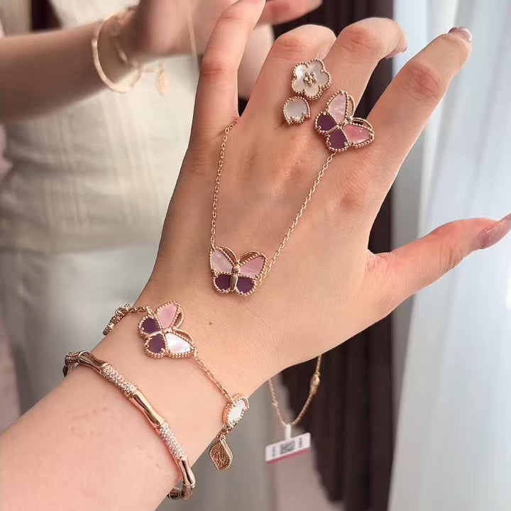 [Twinkle] 26 NEW CLOVER LUCKY LIGHT PURPLE SET