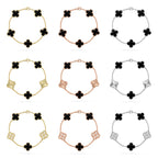 [Twinkle jewelry]New CLOVER 5 MOTIF ONYXS BRACELET COLLECTION