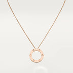 ¡®Twinkle jewelry¡¯LOVE NECKLACE 16MM 3 DIAMONDS
