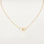 ¡®Twinkle jewelry¡¯LOVE NECKLACE DOUBLE RING GOLD