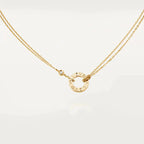 ¡®Twinkle jewelry¡¯LOVE NECKLACE 16MM 2 DIAMONDS