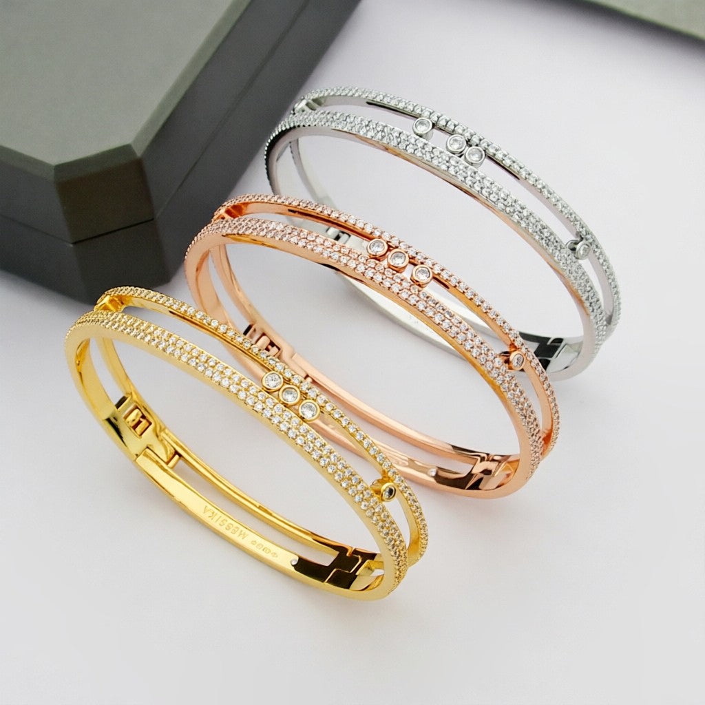 [Twinkle jewelrys]Move Romane pavé bangle