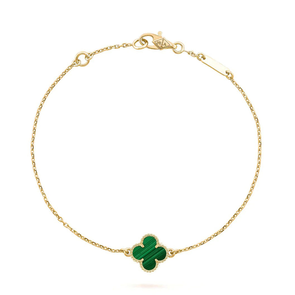 ¡®Twinkle jewelry¡¯CLOVER BRACELET MALACHITE 1 MOTIF