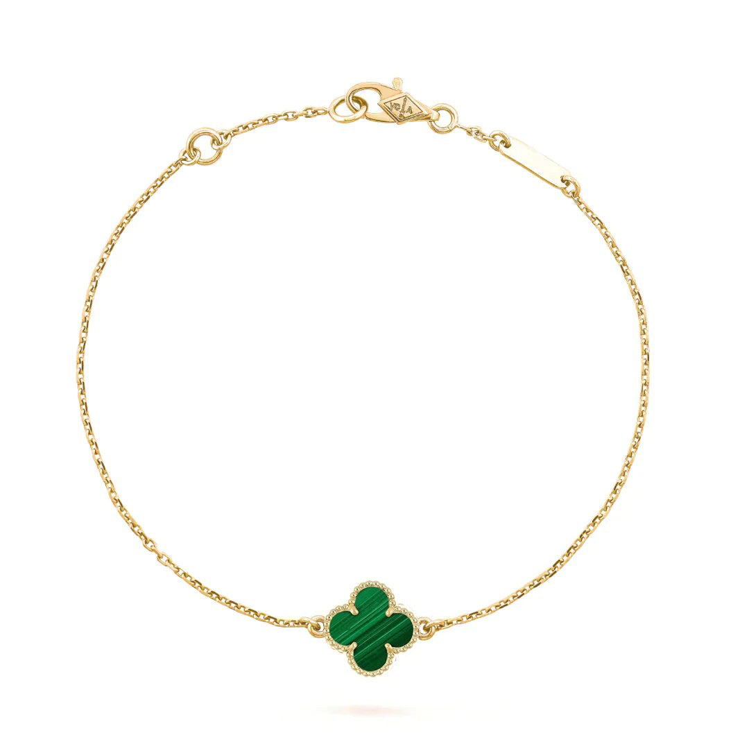 ¡®Twinkle jewelry¡¯CLOVER BRACELET MALACHITE 1 MOTIF