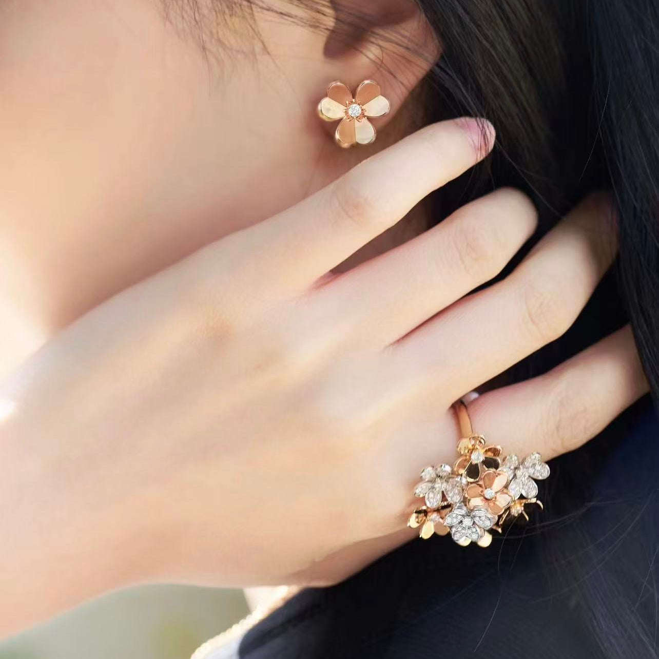 ¡®Twinkle jewelry¡¯FRIVOLE MINI FLOWER EARRINGS