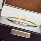 [Twinkle jewelrys]Move Pavé Diamond Bangle Bracelet M