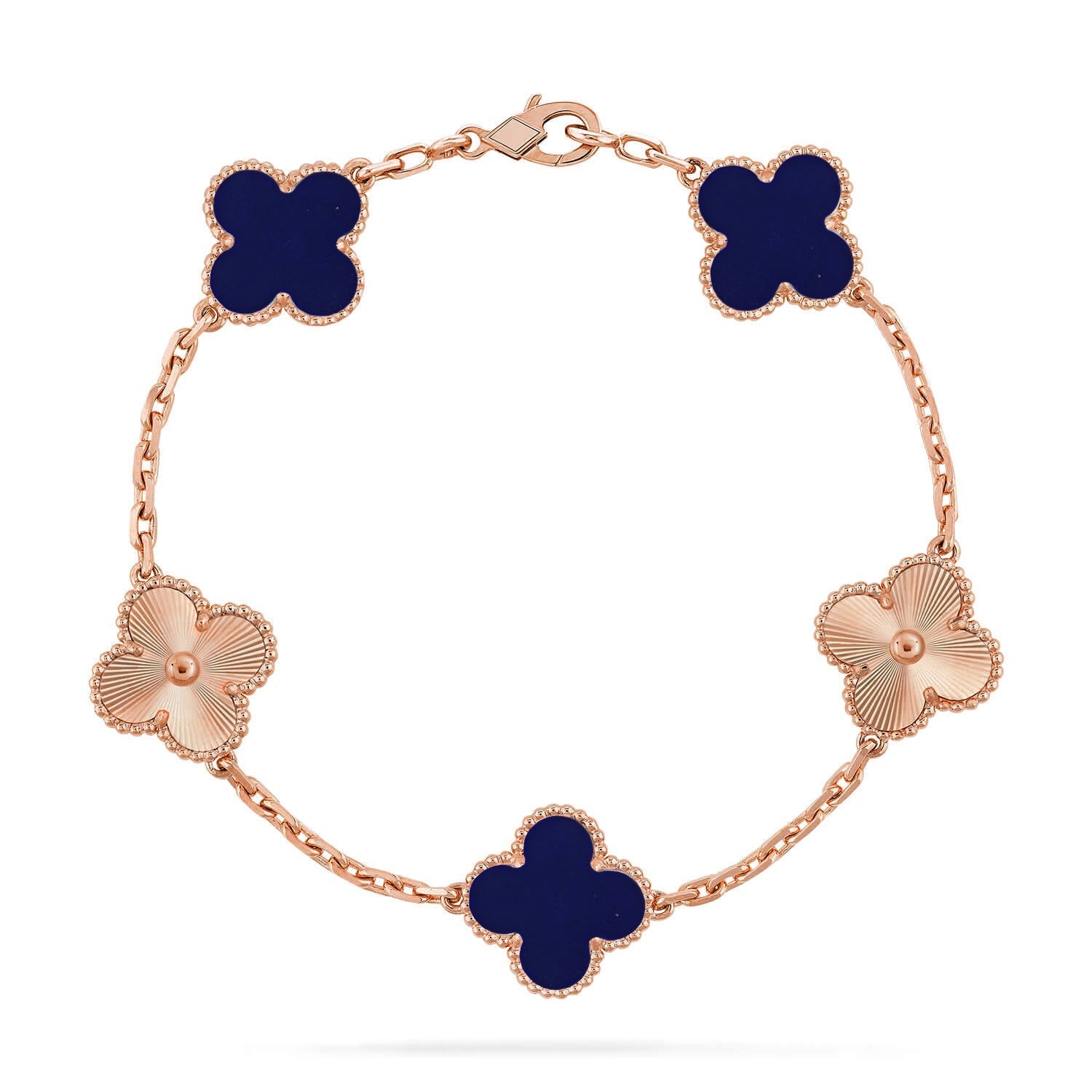 [Twinkle jewelry]New CLOVER 5 MOTIF LAPIS LAZULI BRACELET COLLECTION