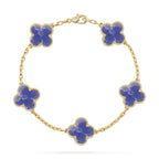 [Twinkle jewelry]New CLOVER 5 MOTIF BLUE VEINS BRACELET COLLECTION