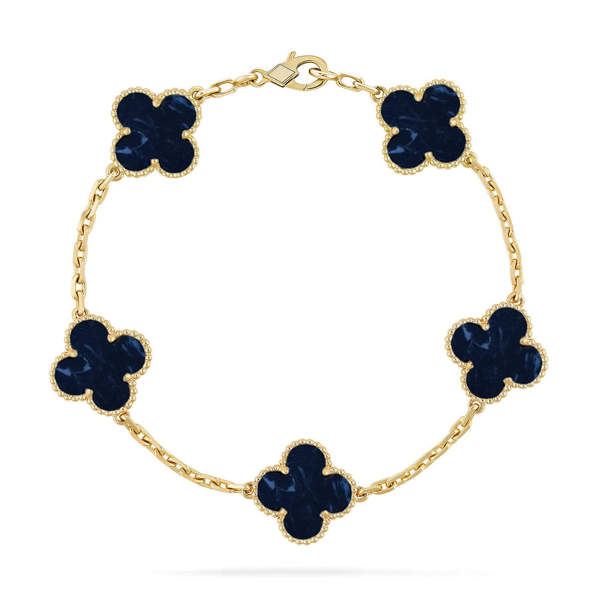 [Twinkle jewelry]New CLOVER 5 MOTIF PIETERSITE BRACELET COLLECTION