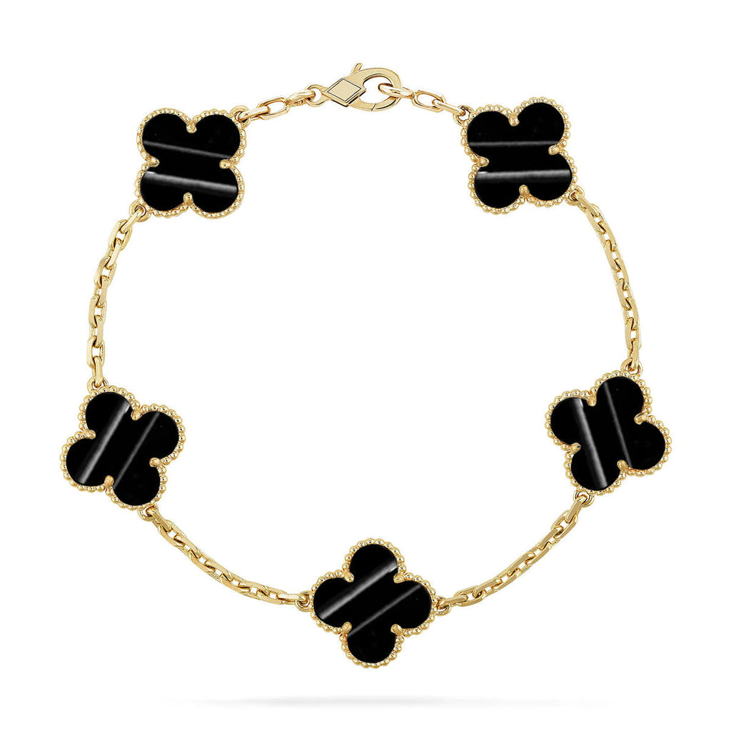 [Twinkle jewelry]New  CLOVER 5 MOTIF PULSAR STONE BRACELET COLLECTION