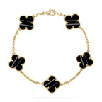[Twinkle jewelry]New  CLOVER 5 MOTIF PULSAR STONE BRACELET COLLECTION