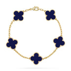 [Twinkle jewelry]New CLOVER 5 MOTIF LAPIS LAZULI BRACELET COLLECTION