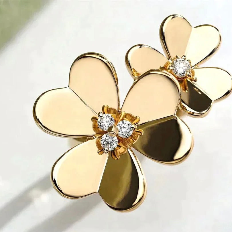 ¡®Twinkle jewelry¡¯CLOVER COMOS GOLD DIAMOND RING