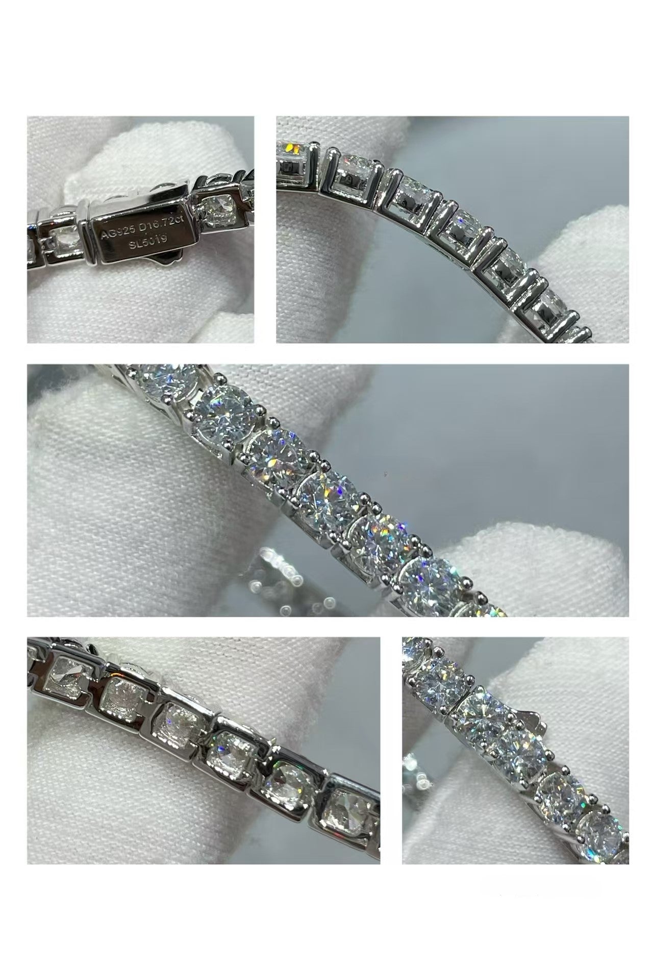 [¡®Twinkle jewelry¡¯]TENNIS BRACELET WITH FULL DIAMOND SETTING