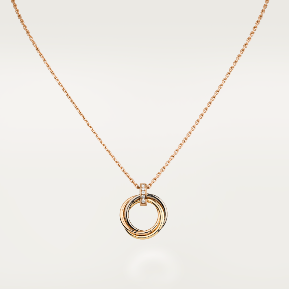 ¡®Twinkle jewelry¡¯TRINITY NECKLACE GOLD  DIAMONDS