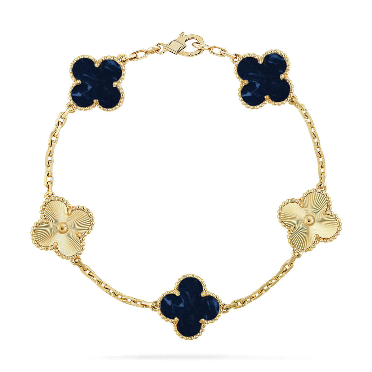 [Twinkle jewelry]New CLOVER 5 MOTIF PIETERSITE BRACELET COLLECTION