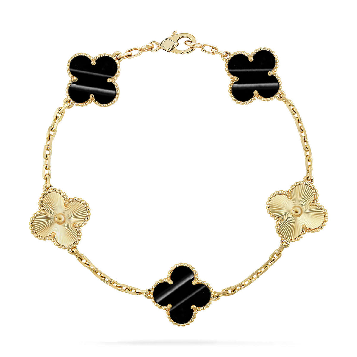 [Twinkle jewelry]New  CLOVER 5 MOTIF PULSAR STONE BRACELET COLLECTION