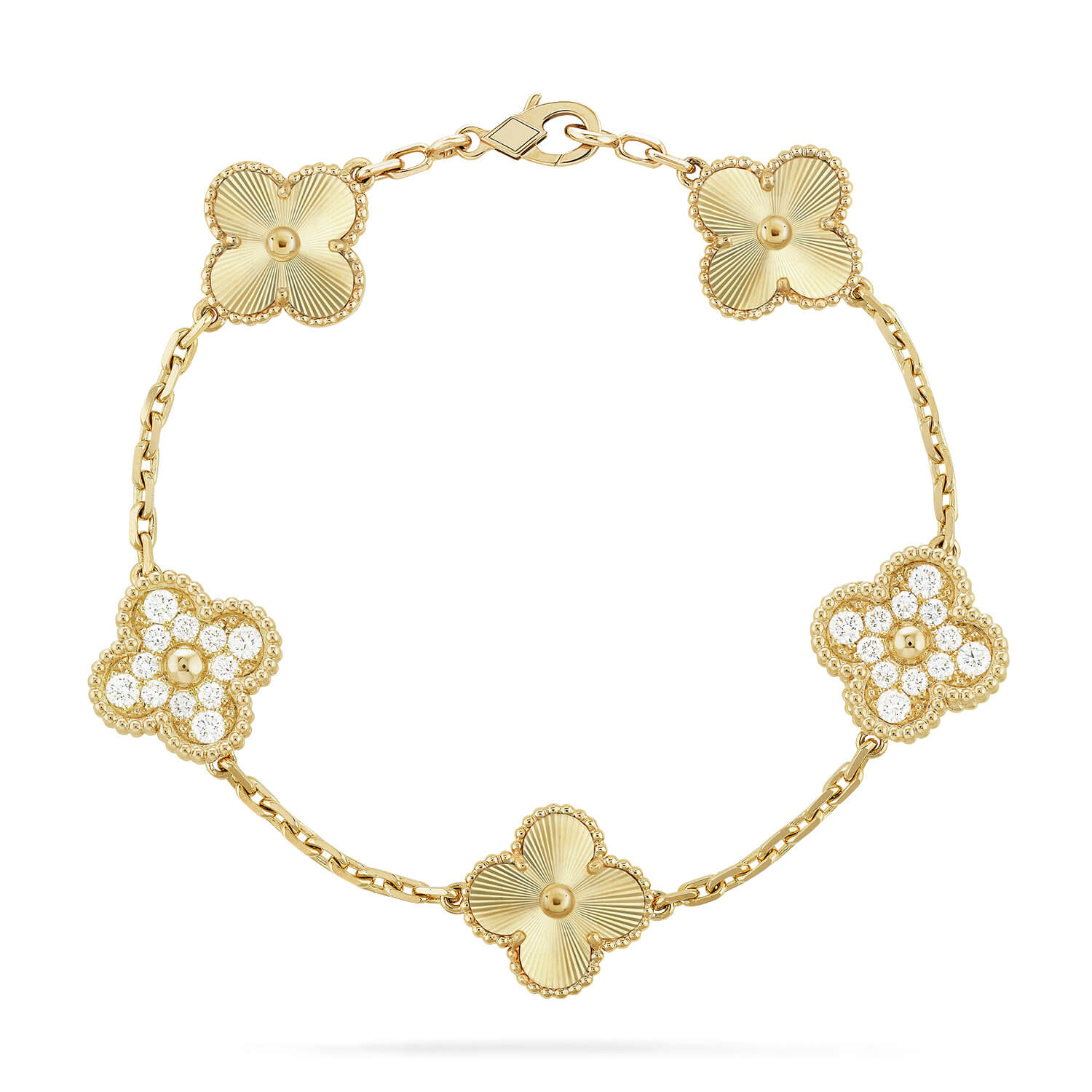 [Twinkle jewelry]New  CLOVER 5 MOTIF LASER BRACELET COLLECTION
