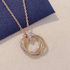 ¡®Twinkle jewelry¡¯TRINITY NECKLACE GOLD  DIAMONDS