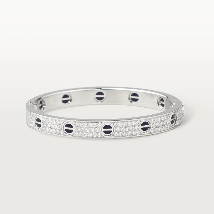 ¡®Twinkle jewelry¡¯LOVE BRACELET 6.1MM DIAMOND-PAVED CERAMIC