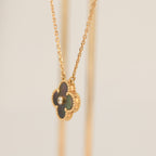 ¡®Twinkle jewelry¡¯CLOVER 15MM DIAMOND AND MOTHER-OF-GREY NECKLACE