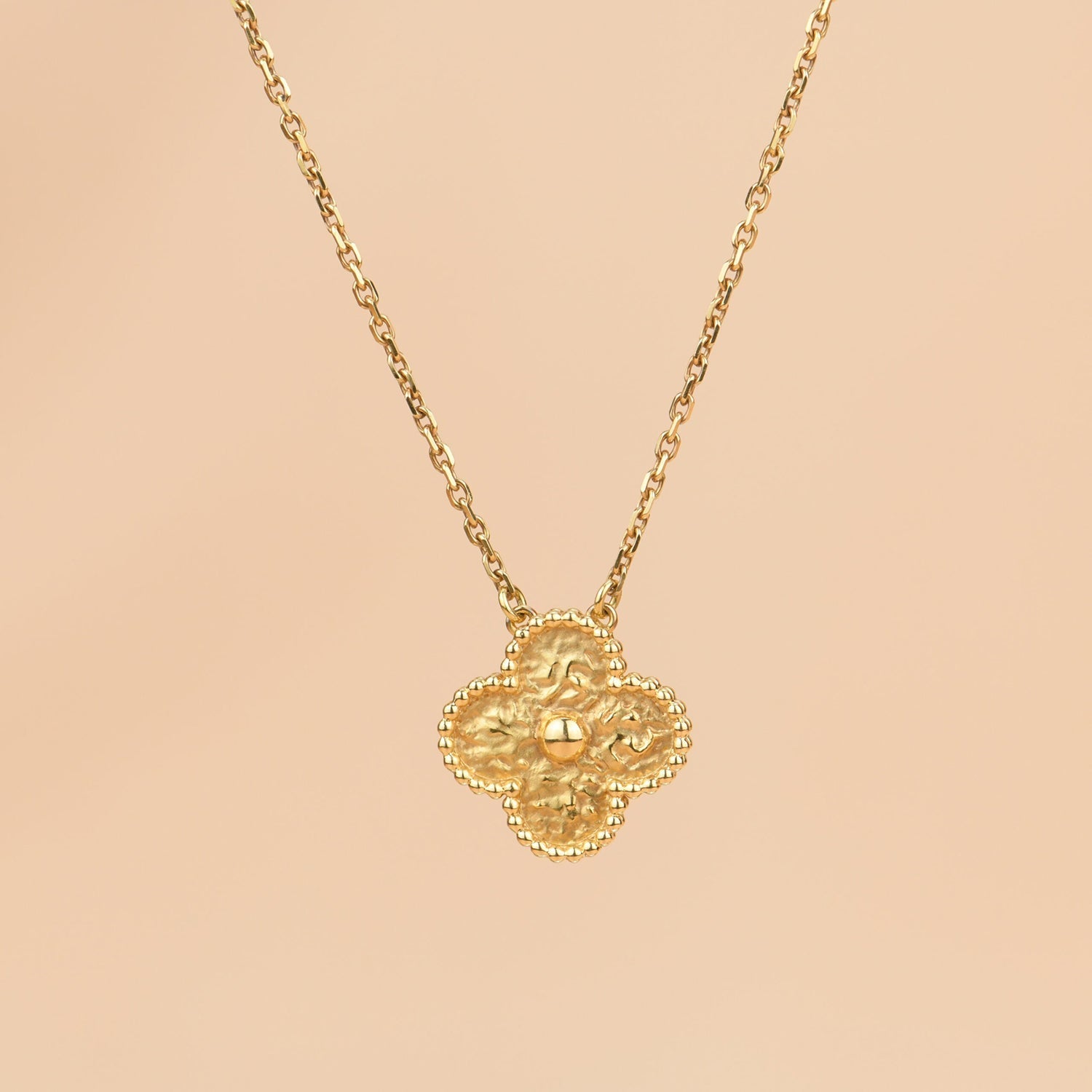 ¡®Twinkle jewelry¡¯CLOVER 15MM  BRONZING NECKLACE