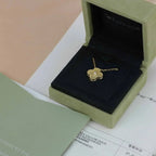 ¡®Twinkle jewelry¡¯CLOVER 15MM DIAMOND GOLD MOTHER OF PEARL NECKLACE