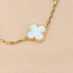 [Twinkle jewelry]New CLOVER WHITE PEARL MOP 5 MOTIF BRACELET COLLECTION