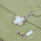 ¡®Twinkle jewelry¡¯CLOVER  15MM WHITE MOTHER-OF-PEARL SILVER