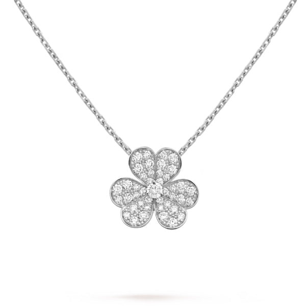 ¡®Twinkle jewelry¡¯CLOVER DIAMOND NECKLACE SILVER