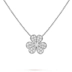 ¡®Twinkle jewelry¡¯CLOVER DIAMOND NECKLACE SILVER